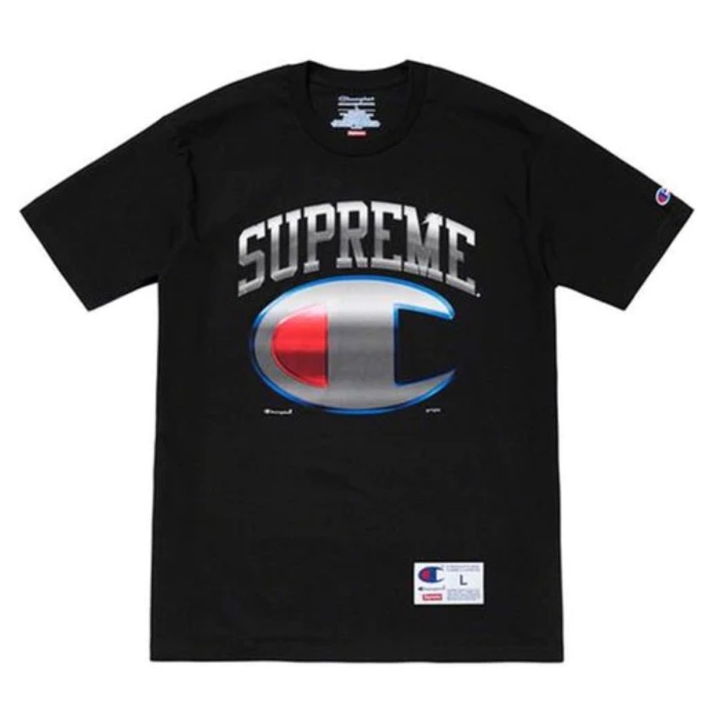 NWT Supreme SS19 x Champion Chrome SS Top Tee large